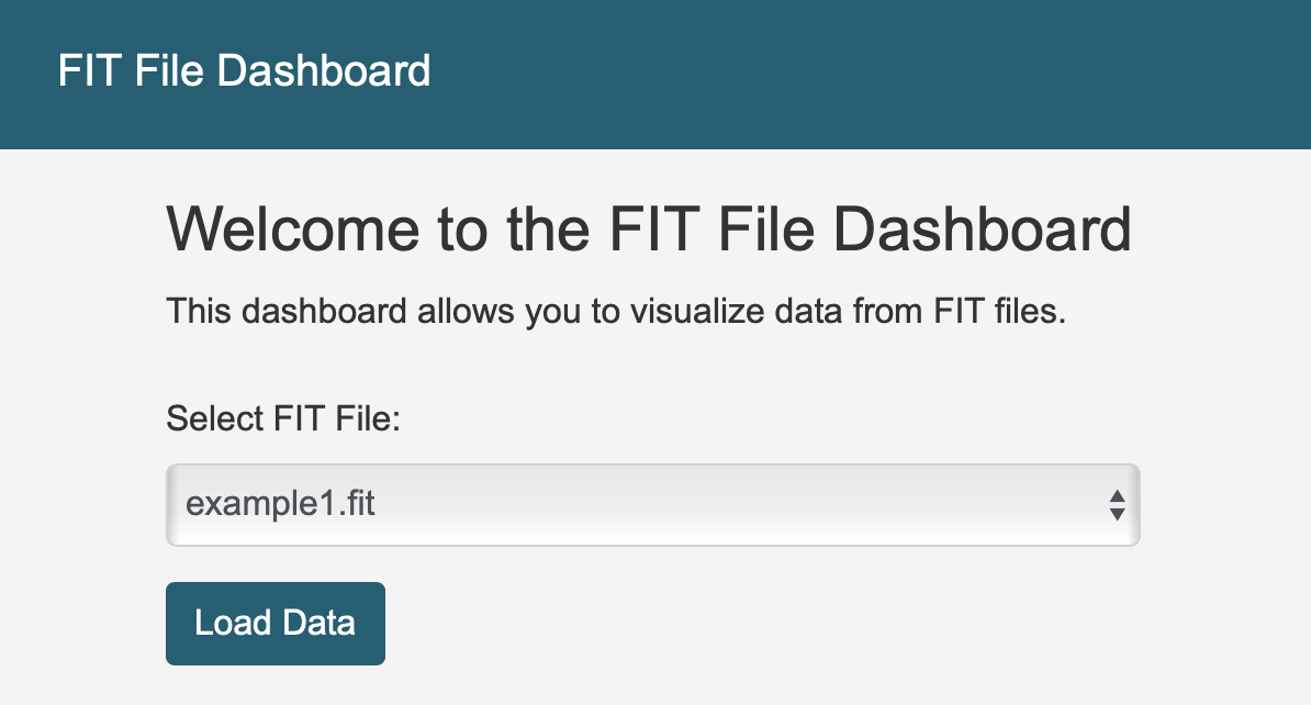 FitFile Web App